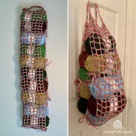 Bubble Duffel Bag Crochet Pattern Zipper Luggage Pattern 