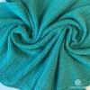 twisted green baby blanket