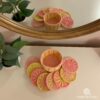 Sun Ray Face Scrubbies with Basket Crochet Pattern