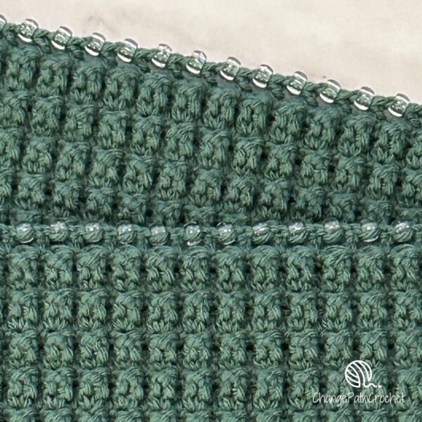 Beaded Bliss Weighted Blanket Crochet Pattern
