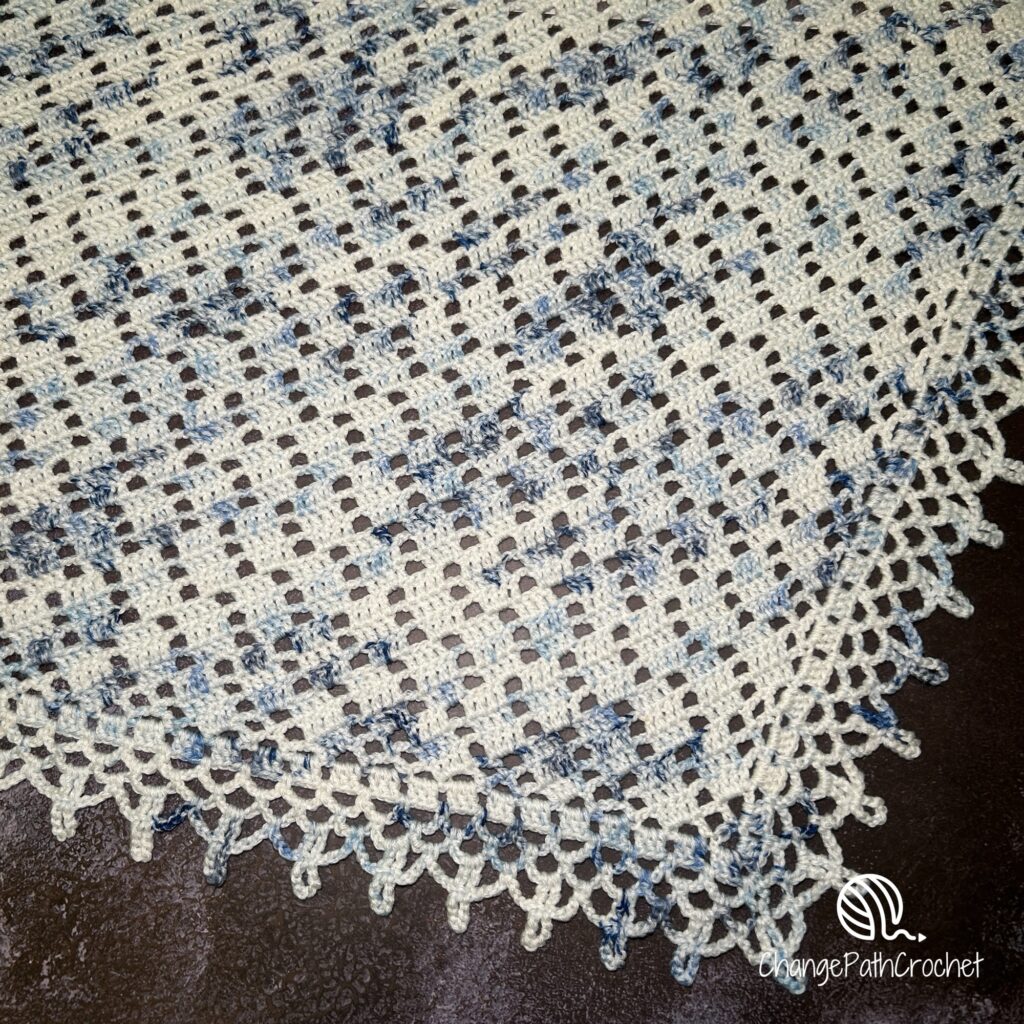 Rainy Day Shawl Crochet Pattern