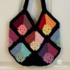 3D Squares Illusion Tote Crochet Pattern