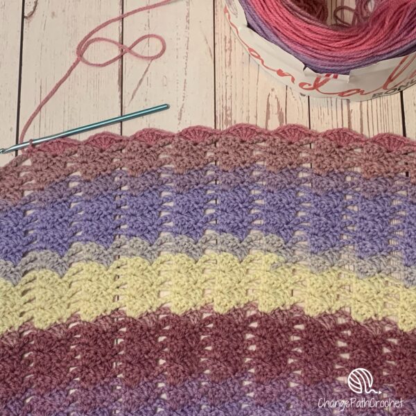 Infinity Twist Shawl Crochet Pattern