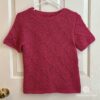 Diamond Tunisian Pullover Crochet Pattern