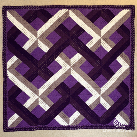 3D Interwoven Afghan Crochet Pattern