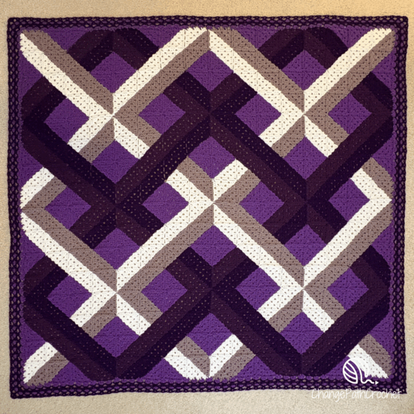 3D Interwoven Afghan Crochet Pattern