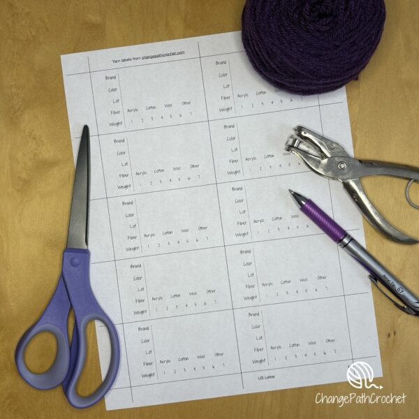 Printable Yarn Labels