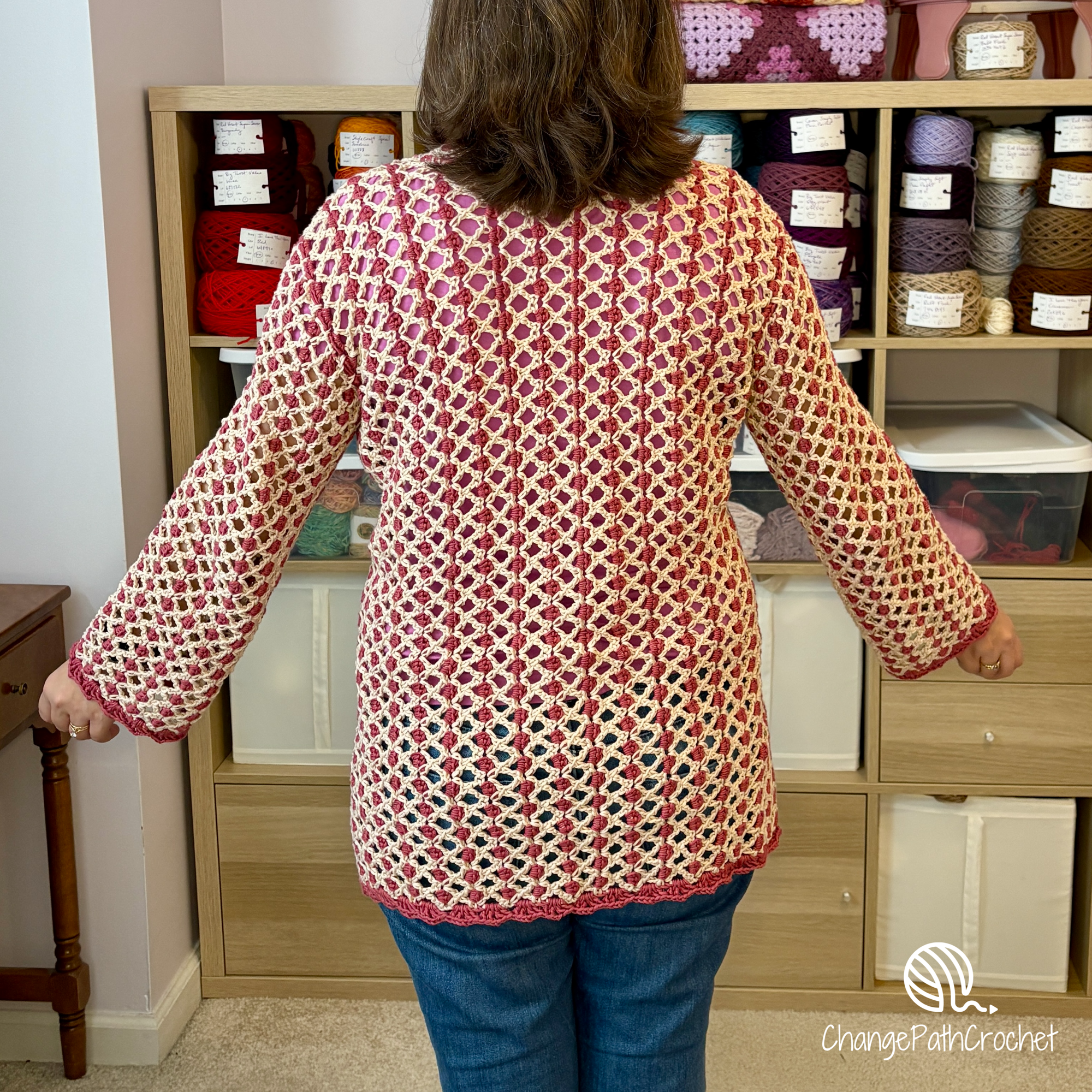 Xscapade Cardigan Crochet Pattern