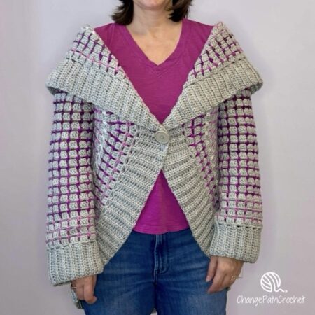 Concentric Cardigan Crochet Pattern