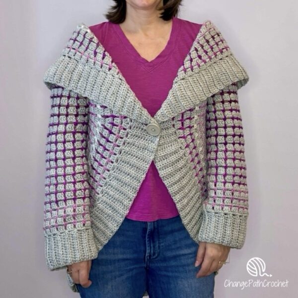 Concentric Cardigan Crochet Pattern