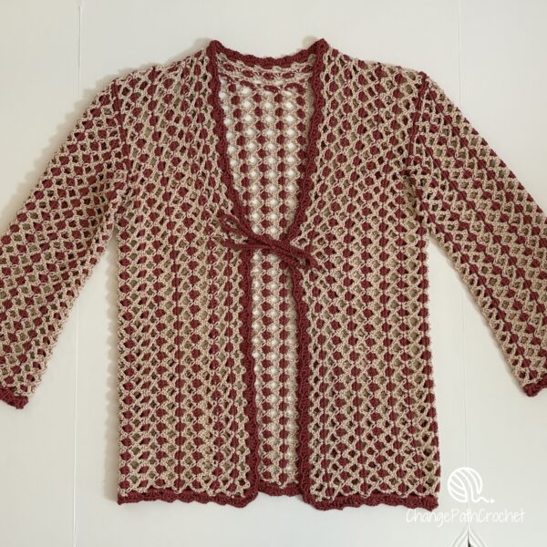 Xscapade Cardigan Crochet Pattern