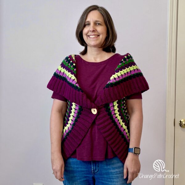 Concentric Cardigan Crochet Pattern
