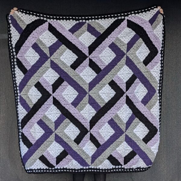 3D Interwoven Afghan Crochet Pattern