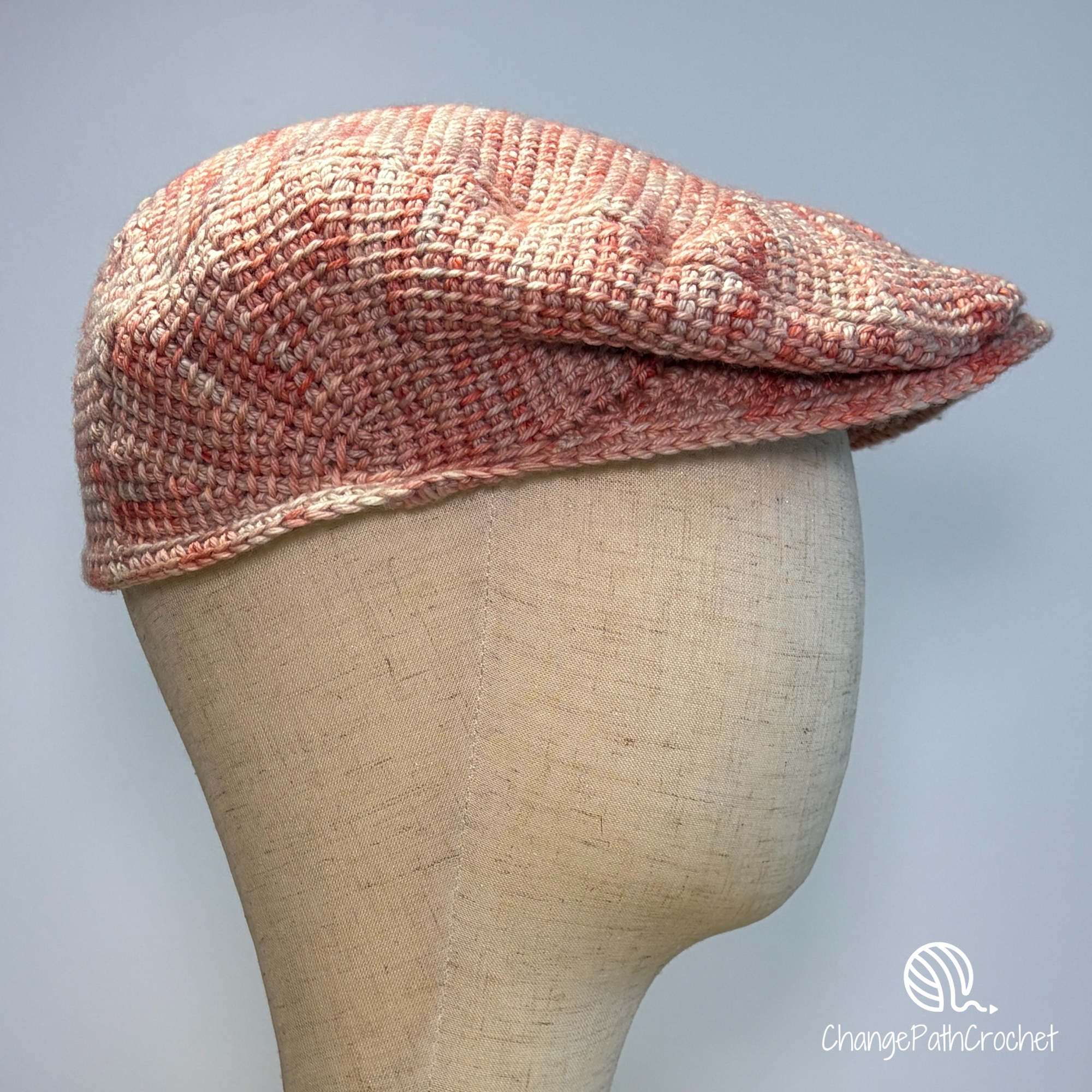 Cachet Flat Cap Crochet Pattern