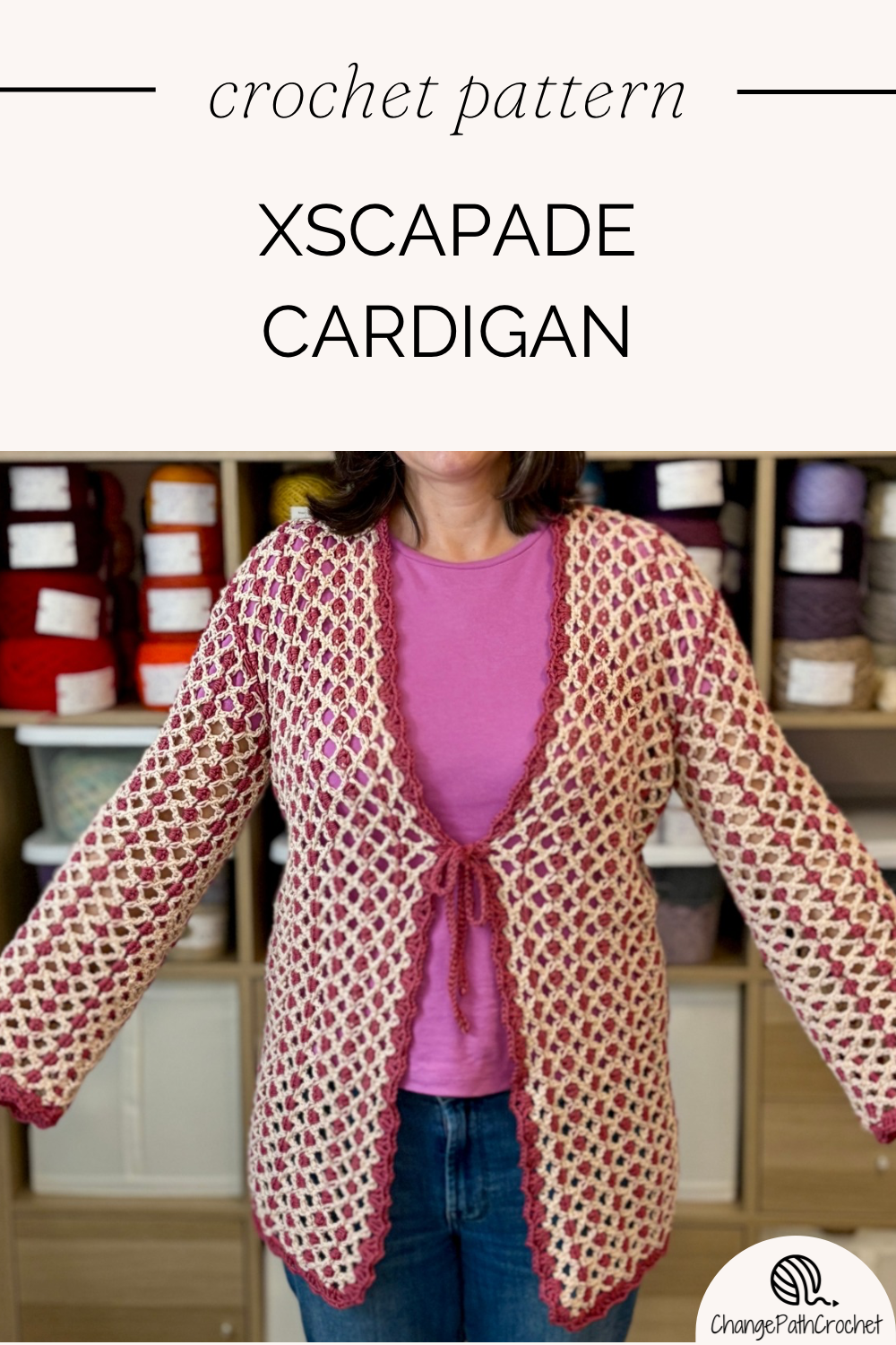 Xscapade Cardigan Crochet Pattern