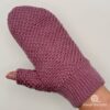 Tunisian Texting Mittens Crochet Pattern