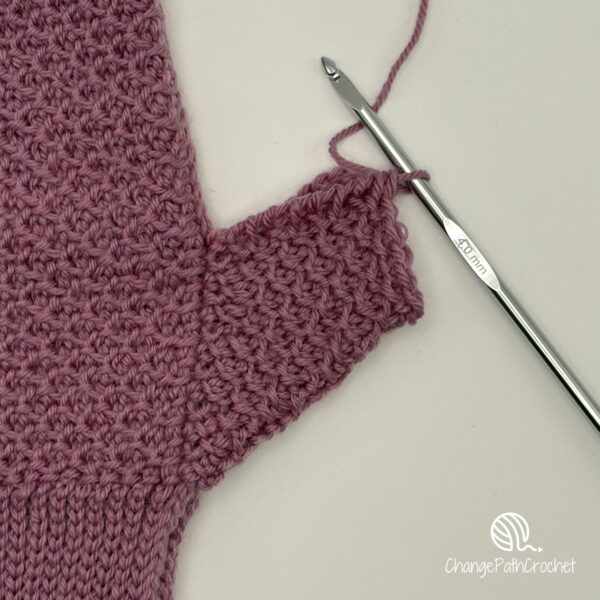 Tunisian Texting Mittens Crochet Pattern