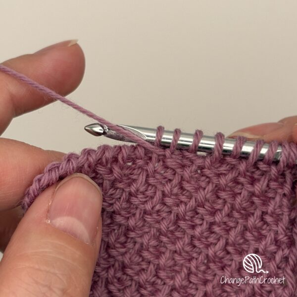 Tunisian Texting Mittens Crochet Pattern