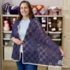 Window Block Shawl Crochet Pattern